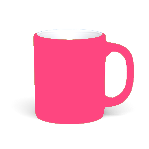 Кружка-Люминисцентная розовая